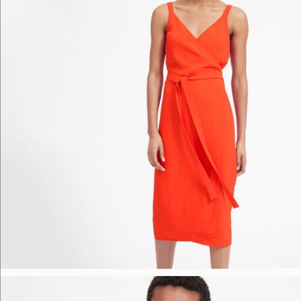 Everlane GoWeave Wrap Midi Dress